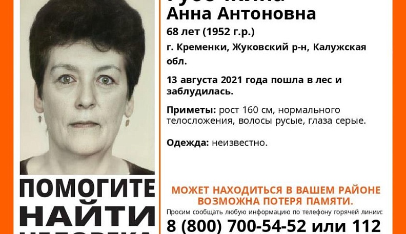 В Калужской области ищут заблудившуюся в лесу женщину