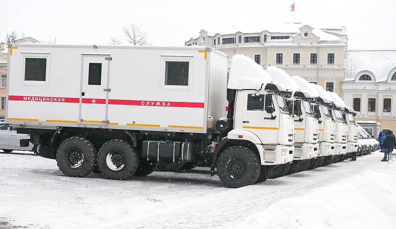 Передвижные медицинские комплексы заступают на службу в регионе