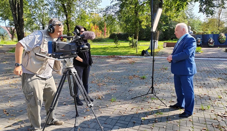 В Износках завершились съемки фильма о Герое Советского Союза Дмитрии Потапове