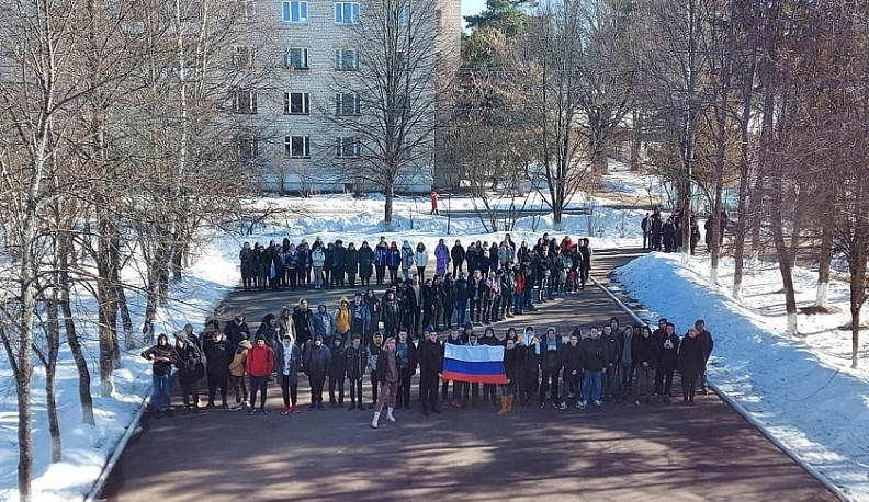 В Жуковском районе провели акцию в поддержку российских военных