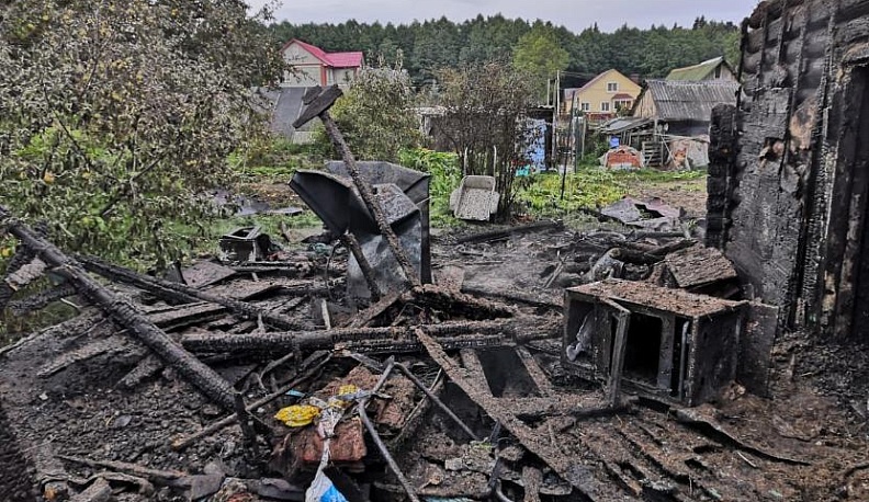 В результате пожара в Калуге погибла пенсионерка