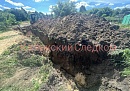 В Козельске рабочего засыпало грунтом при прокладке канализации