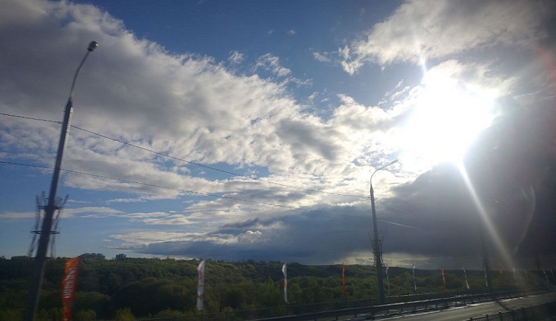 В Калуге сохраняется переменная облачность