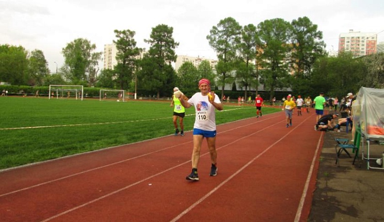 Калужский ветеран стал одним из победителей суточного бега в Москве