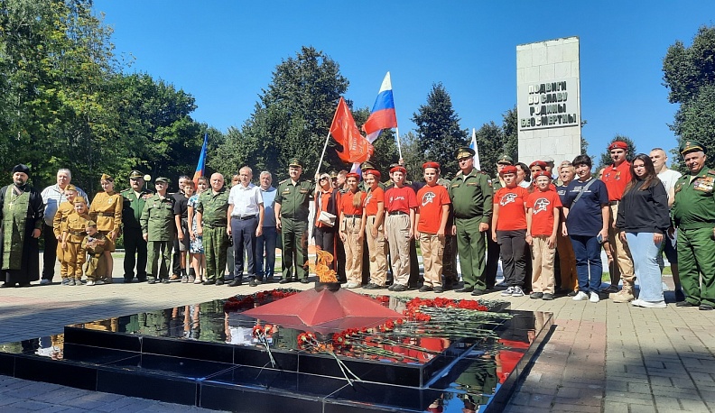 В рамках патриотического автопробега Сухиничи посетили ветераны 35-й дивизии ракетных войск стратегического назначения