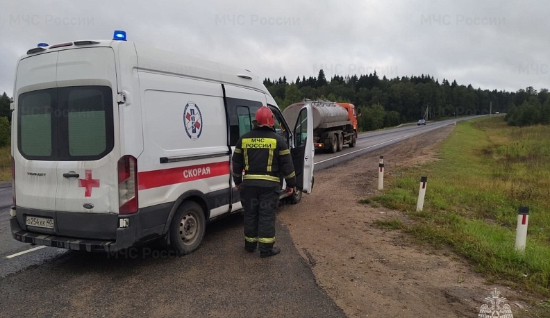 В Малоярославецком районе «КАМАЗ» сбил пешехода