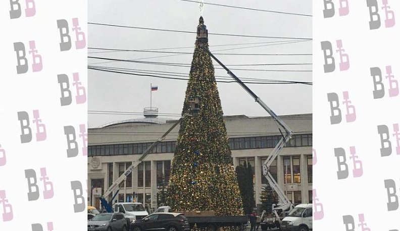 На главной елке Новогодней столицы России зажгли огни