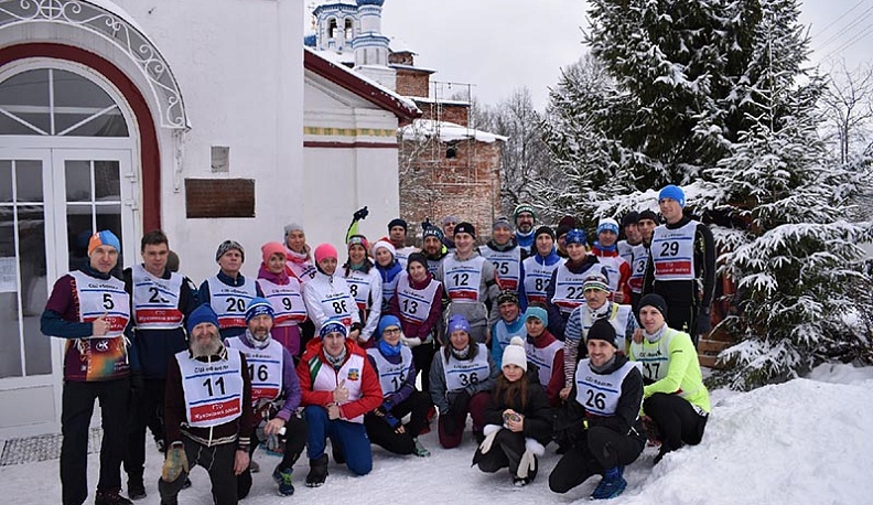 В Жуковском районе в третий раз прошел забег на Рождество