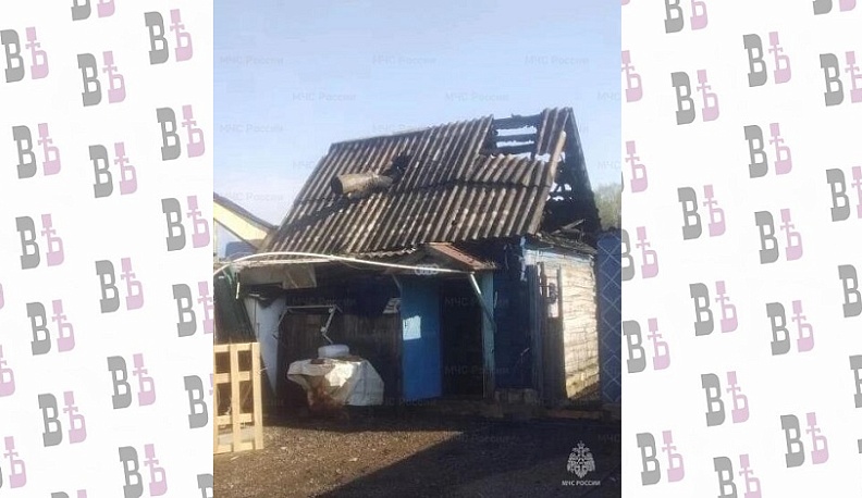 В Малоярославецком округе сгорела баня