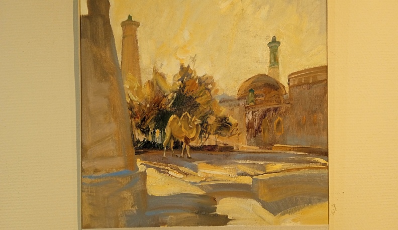 Российские художники представляют свои картины об Узбекистане