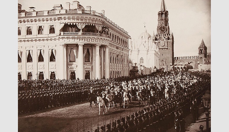 Коронация Николая II. Коронационный кортеж. 1896 г.