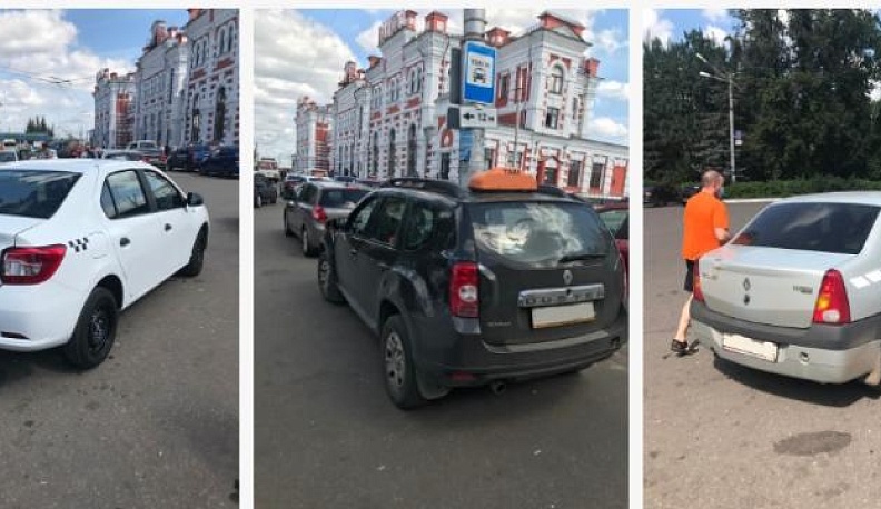 На вокзале Калуга-1 проверили таксистов