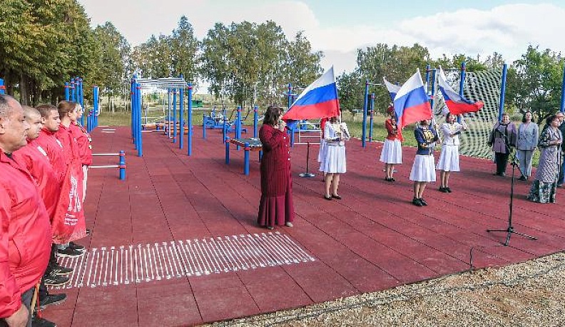 В Медынском районе открылась площадка для сдачи нормативов ГТО