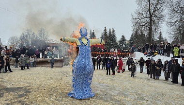 В Сухиничах прошли масленичные гуляния