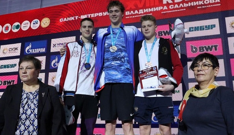 Калужские пловцы завоевали несколько наград в Санкт-Петербурге