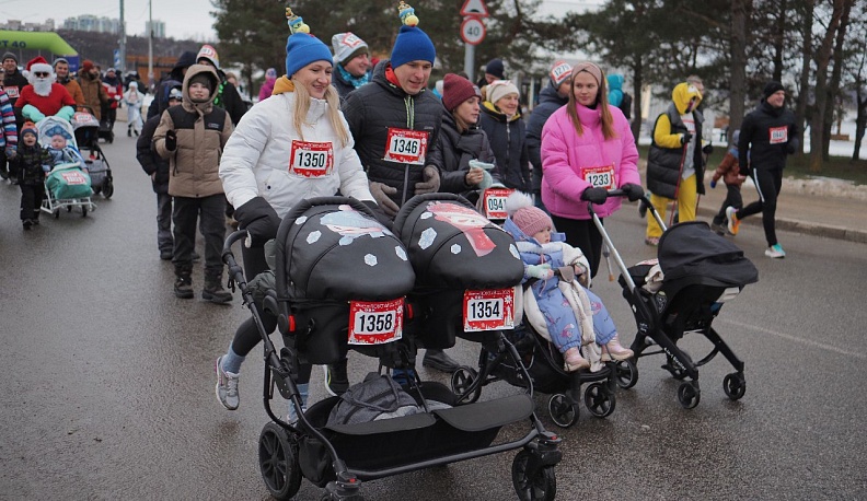 Более двух тысяч калужан начали 1 января с бега