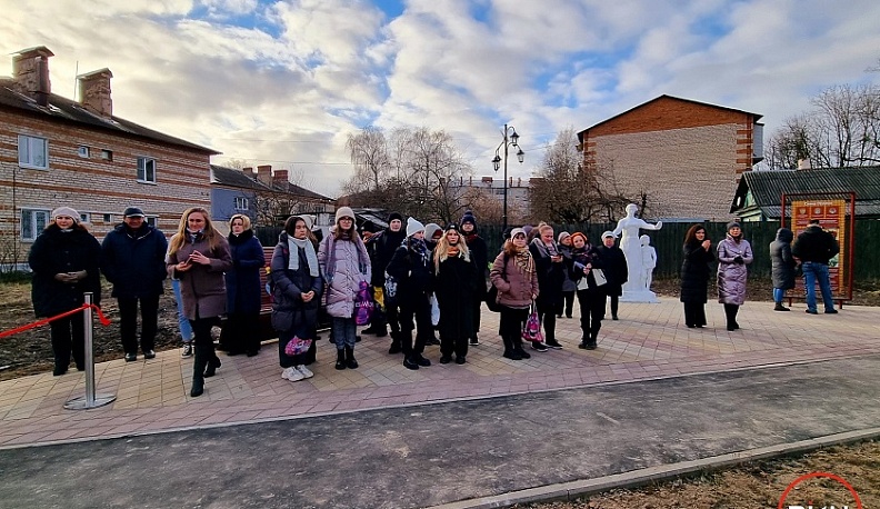 В Боровске официально открыли новый сквер