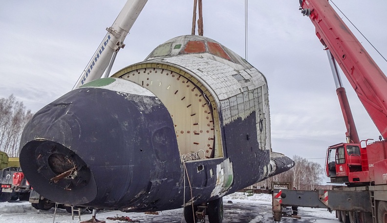 На медынском «ВоенФильме» начата реставрация легендарного космического челнока