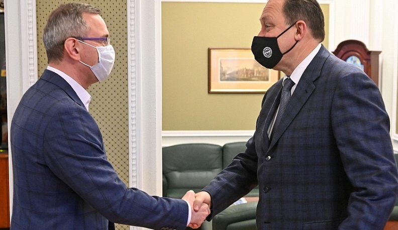 Владислав Шапша провёл рабочую встречу с заместителем председателя коллегии Военно-промышленной комиссии России