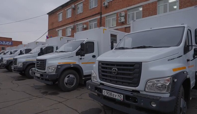 Калужскому Водоканалу передали 10 новых спецавтомобилей