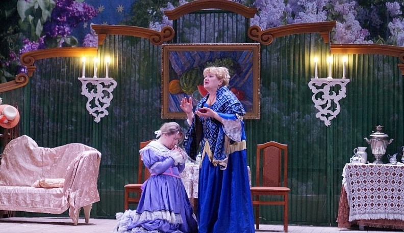 Хвастовичский народный театр представил премьеру спектакля