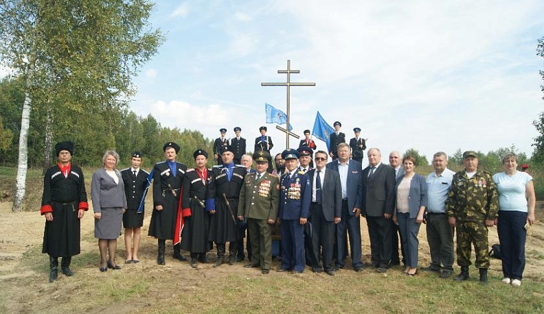 Поклонный крест в честь подвига казаков