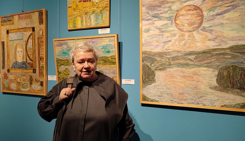 Калужане побывали на творческой встрече с известной российской художницей Марией Андроновой