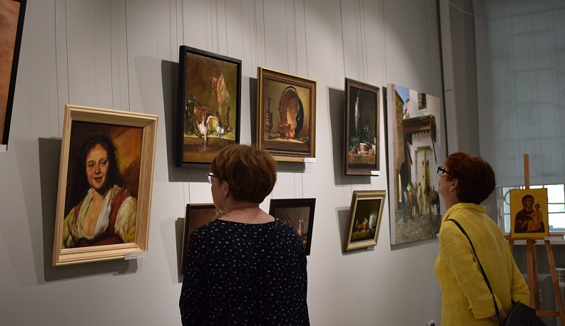В Тарусе открылась выставка копий шедевров мирового искусства