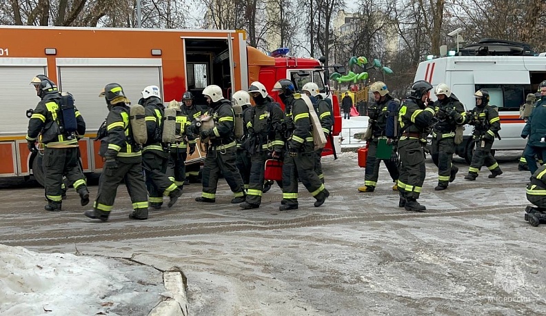 В Городском досуговом центре Калуги прошло пожарно-тактическое учение