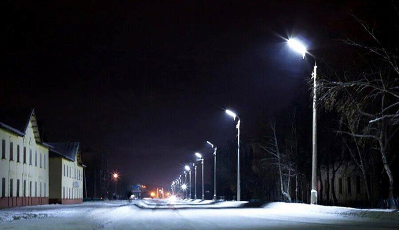 В Спас-Деменске восстановили уличное освещение