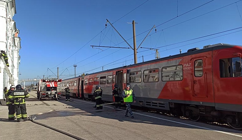 На вокзале Калуга-1 прогремели учебные взрывы
