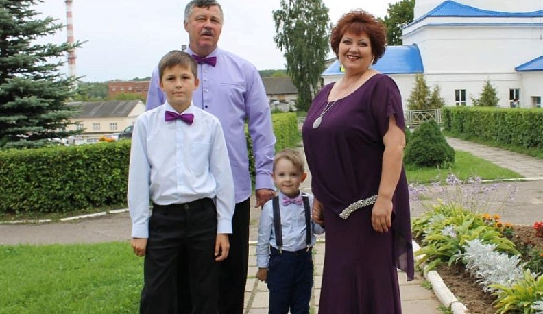 Семьи спортивный дух,