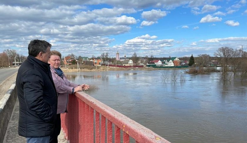 На территории Жуковского района в зону риска попало село Высокиничи