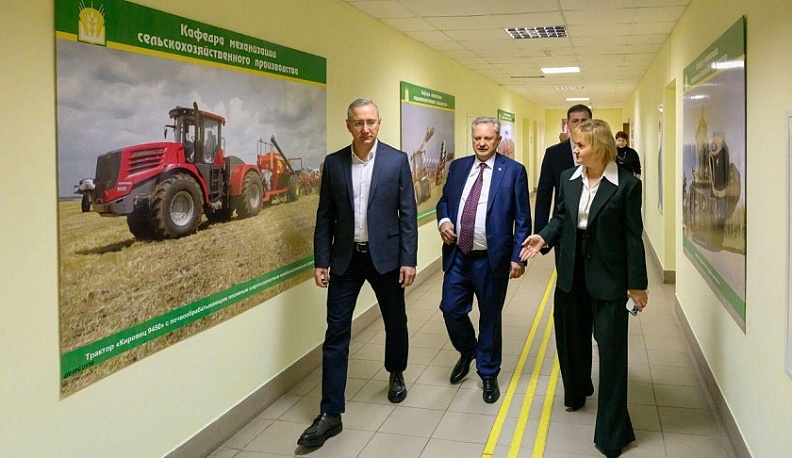 Владислав Шапша обсудил вопросы подготовки кадров для АПК с ректором сельхозакадемии