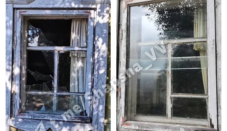 В Калужской области власти помогли отремонтировать пострадавшие от сбитого украинского беспилотника дома