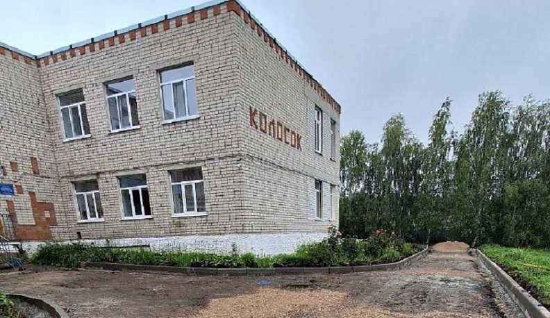 Началось благоустройство территории Воротынского детского сада