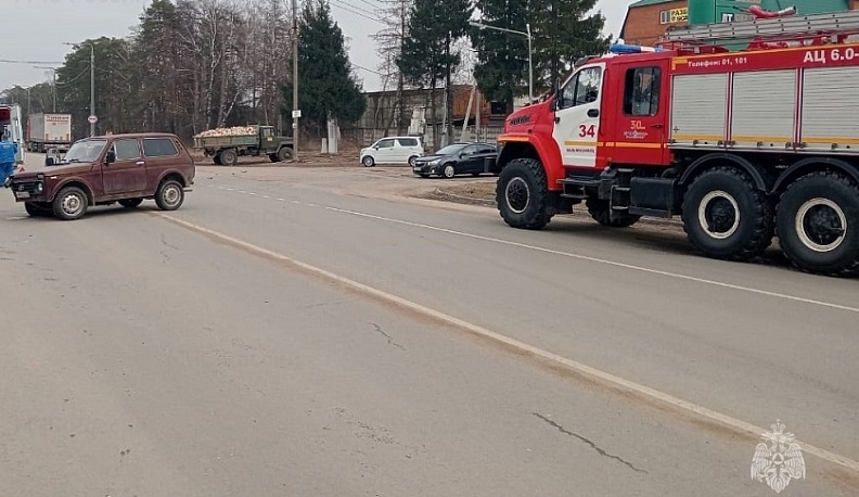 Две «Лады» столкнулись на окраине Малоярославца