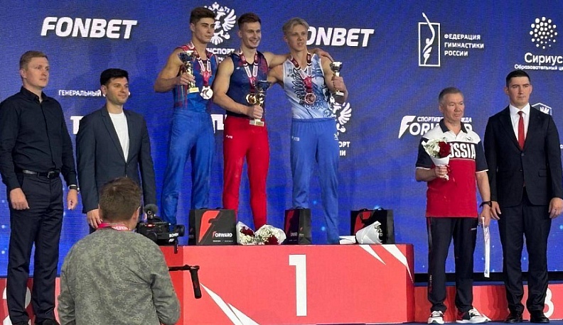 Обнинский гимнаст занял третье место на чемпионате России