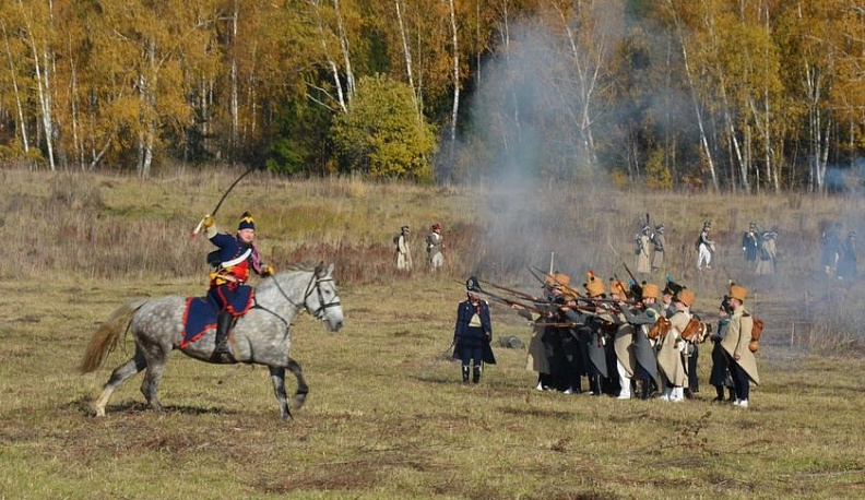 В Калужской области реконструировали Тарутинское сражение