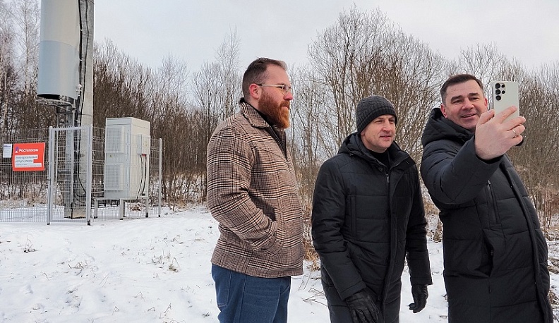 В Калужской области запустили 1500 в России отечественную станцию сотовой связи