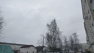 В Калуге продолжает идти мокрый снег