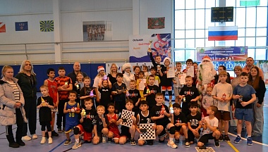 В Барятине прошли детские соревнования «Суперниндзя»