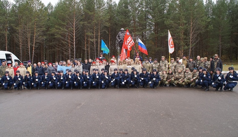 В Ульяновском районе состоялось захоронение воинских останков, поднятых за сезон