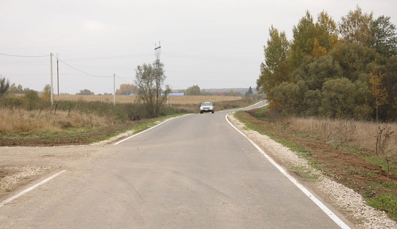 В Калужской области отремонтировали десятикилометровый участок трассы 1Р-132