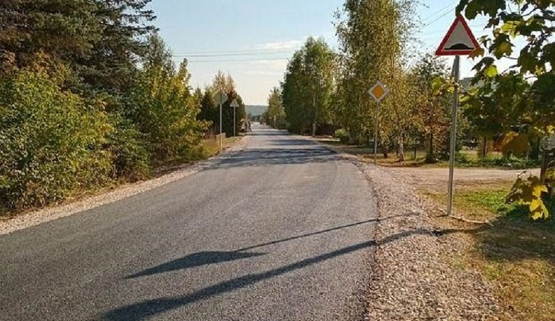 В Дзержинском районе закончен ремонт дороги по нацпроекту