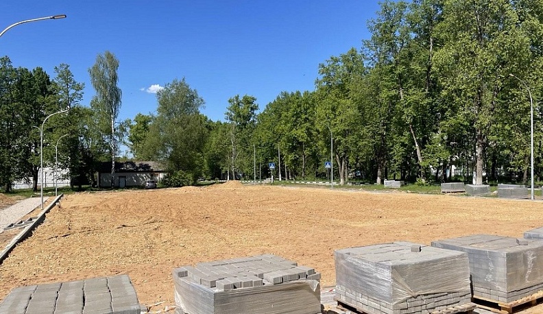 В деревне Жуковского района начали благоустраивать сквер
