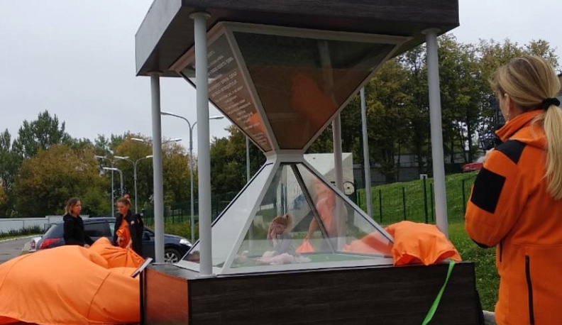 На площадке Инновационного культурного центра в Калуге появился памятник потерянному времени