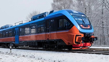 Новый современный поезд начал курсировать от Калуги до Ферзикова