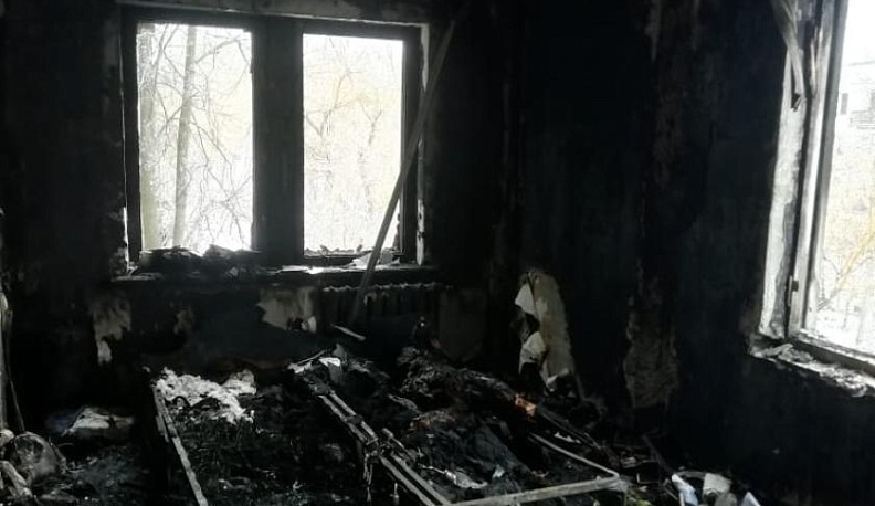 В Калужской области два человека погибли при пожаре в квартире