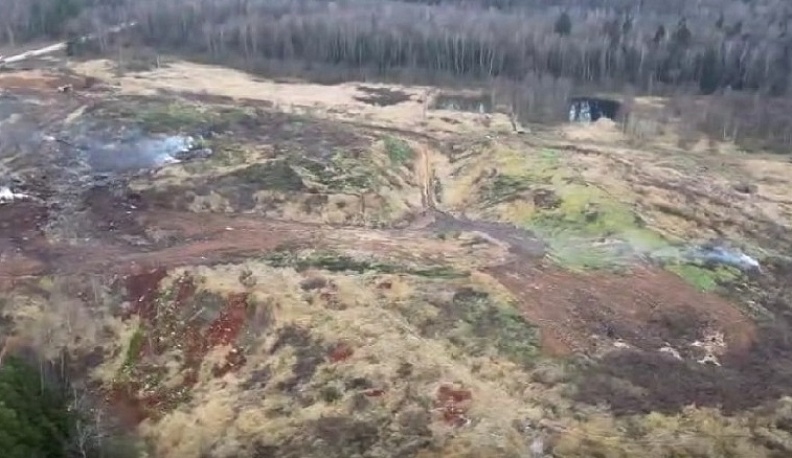 Очаги возгорания на Ерденевском полигоне обследовали с помощью БПЛА 